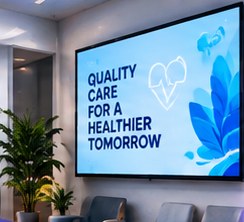 Example: Clinics & offices display